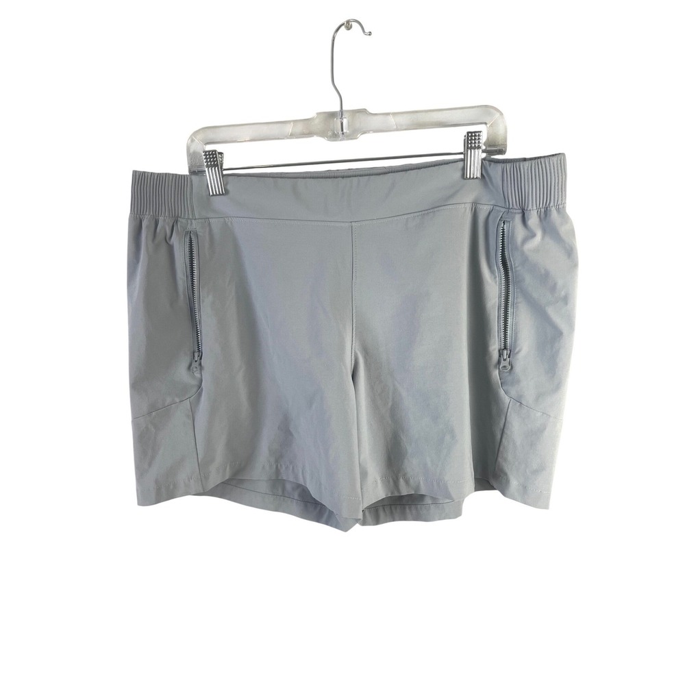 Columbia Women's PFG Performance Shorts Size‎ XL Gray Zip Pockets Outdoors